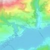 Mappa topografica Roubeyère, altitudine, rilievo