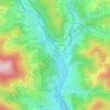 Mappa topografica Le Gravier, altitudine, rilievo