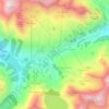 Mappa topografica Kühtai, altitudine, rilievo