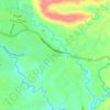 Mappa topografica Pindo Chico, altitudine, rilievo