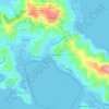 Mappa topografica Little Reed Heights, altitudine, rilievo