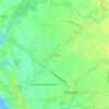Mappa topografica Santiago, altitudine, rilievo