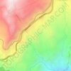 Mappa topografica Baron Gallegas, altitudine, rilievo