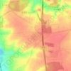 Mappa topografica Le Bahot, altitudine, rilievo