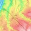 Mappa topografica Barchon, altitudine, rilievo