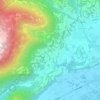 Mappa topografica Facen, altitudine, rilievo