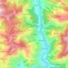 Mappa topografica Bhakhand, altitudine, rilievo