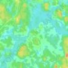 Mappa topografica Хвойное, altitudine, rilievo