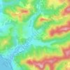 Mappa topografica Горное Лоо, altitudine, rilievo