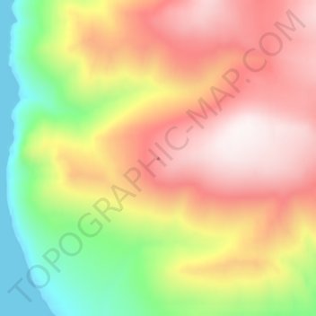 Mappa topografica Challenger Mountains, altitudine, rilievo