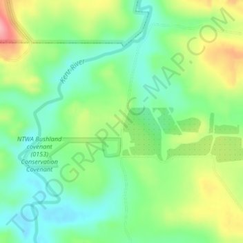 Mappa topografica Kentdale, altitudine, rilievo
