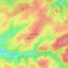 Mappa topografica Rocherath, altitudine, rilievo