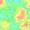 Mappa topografica Le Pas, altitudine, rilievo