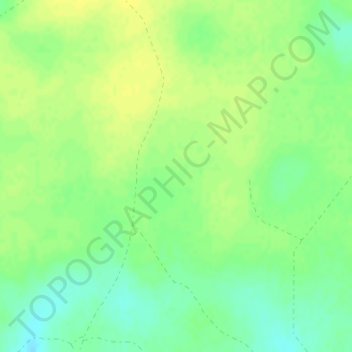 Mappa topografica Edwards Plateau, altitudine, rilievo