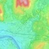 Mappa topografica Oneda, altitudine, rilievo