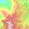 Mappa topografica Fago del Soldato, altitudine, rilievo