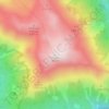 Mappa topografica Бзерпи, altitudine, rilievo