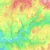 Mappa topografica Trimouillas, altitudine, rilievo