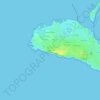 Mappa topografica Pré Gras, altitudine, rilievo