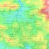 Mappa topografica Holy Ghost Proper, altitudine, rilievo