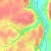 Mappa topografica Lavaud, altitudine, rilievo
