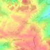 Mappa topografica Allemend, altitudine, rilievo