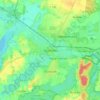 Mappa topografica Güstrow, altitudine, rilievo