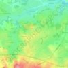 Mappa topografica Réjat, altitudine, rilievo