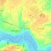 Mappa topografica Le Haras, altitudine, rilievo