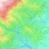 Mappa topografica La Saulée, altitudine, rilievo