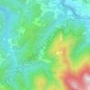 Mappa topografica Tenerano, altitudine, rilievo