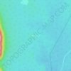 Mappa topografica Gadiguda, altitudine, rilievo