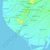 Mappa topografica Caoayan, altitudine, rilievo