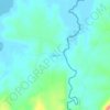 Mappa topografica Baluno, altitudine, rilievo
