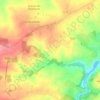 Mappa topografica Les Étanchats, altitudine, rilievo