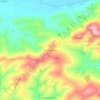 Mappa topografica Scuola Montenovo, altitudine, rilievo