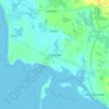 Mappa topografica Liniclate, altitudine, rilievo