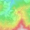 Mappa topografica Casali, altitudine, rilievo