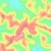 Mappa topografica Spann, altitudine, rilievo