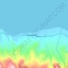 Mappa topografica Ungale, altitudine, rilievo