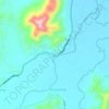 Mappa topografica Gabut, altitudine, rilievo