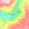 Mappa topografica Pixley Falls, altitudine, rilievo