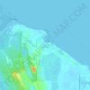 Mappa topografica Hammond, altitudine, rilievo