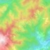 Mappa topografica Fragheto, altitudine, rilievo