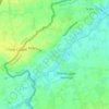 Mappa topografica Beveren-Kalsijde, altitudine, rilievo