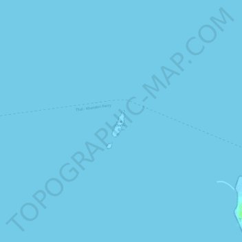 Mappa topografica Underi, altitudine, rilievo