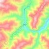 Mappa topografica 皮擦乡, altitudine, rilievo