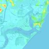 Mappa topografica Ballina, altitudine, rilievo