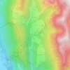 Mappa topografica La Perrière, altitudine, rilievo
