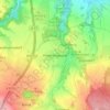 Mappa topografica Friedrichswalde, altitudine, rilievo